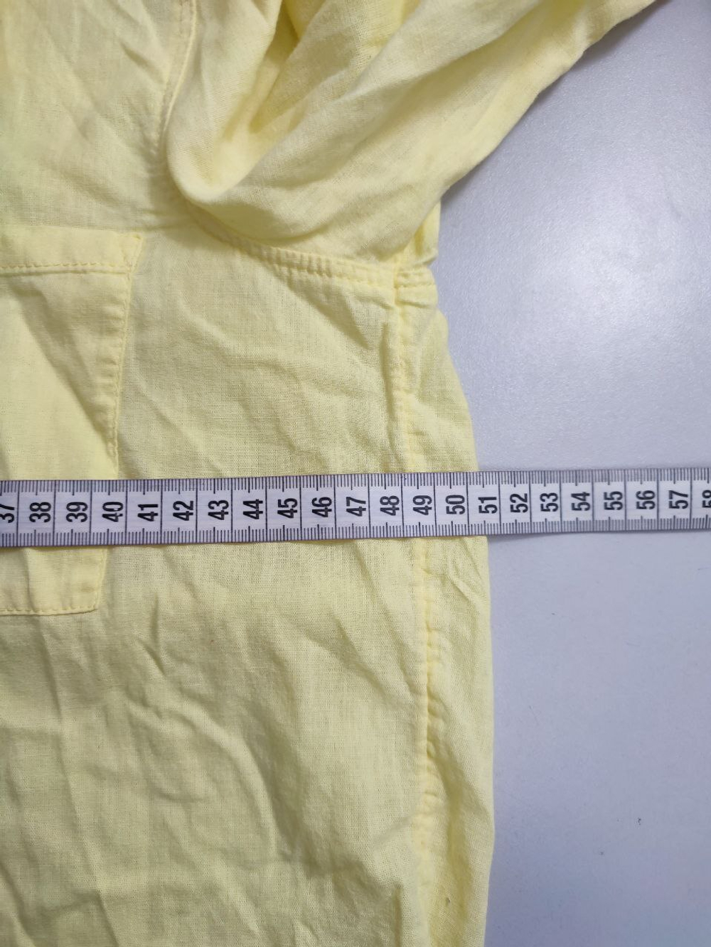 Рубашка H&M лимонная 38 размер