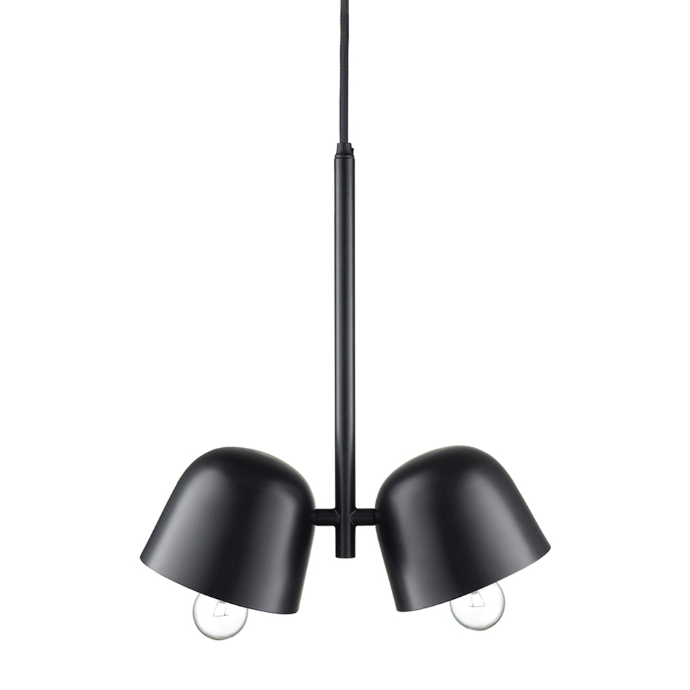 Светильник потолочный enkel kopp, 38х15х43 см, черный/золотистый