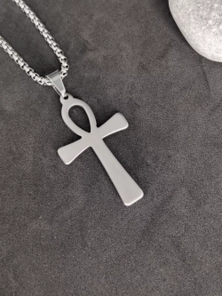 Египетский магический кулон оберег Крест Анкх на цепочке