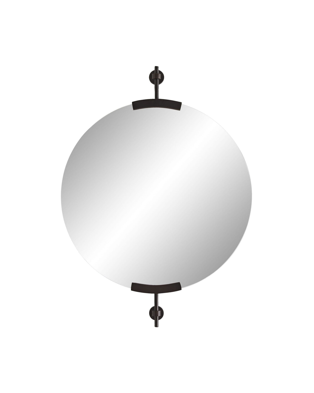 Черное настенное зеркало “Олеан”