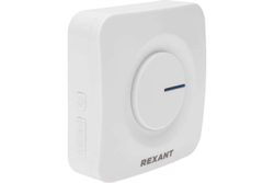 Беспроводной дверной звонок c цифровым кодированием REXANT 52 мелодии 150м ip56 (белый) 73-0018