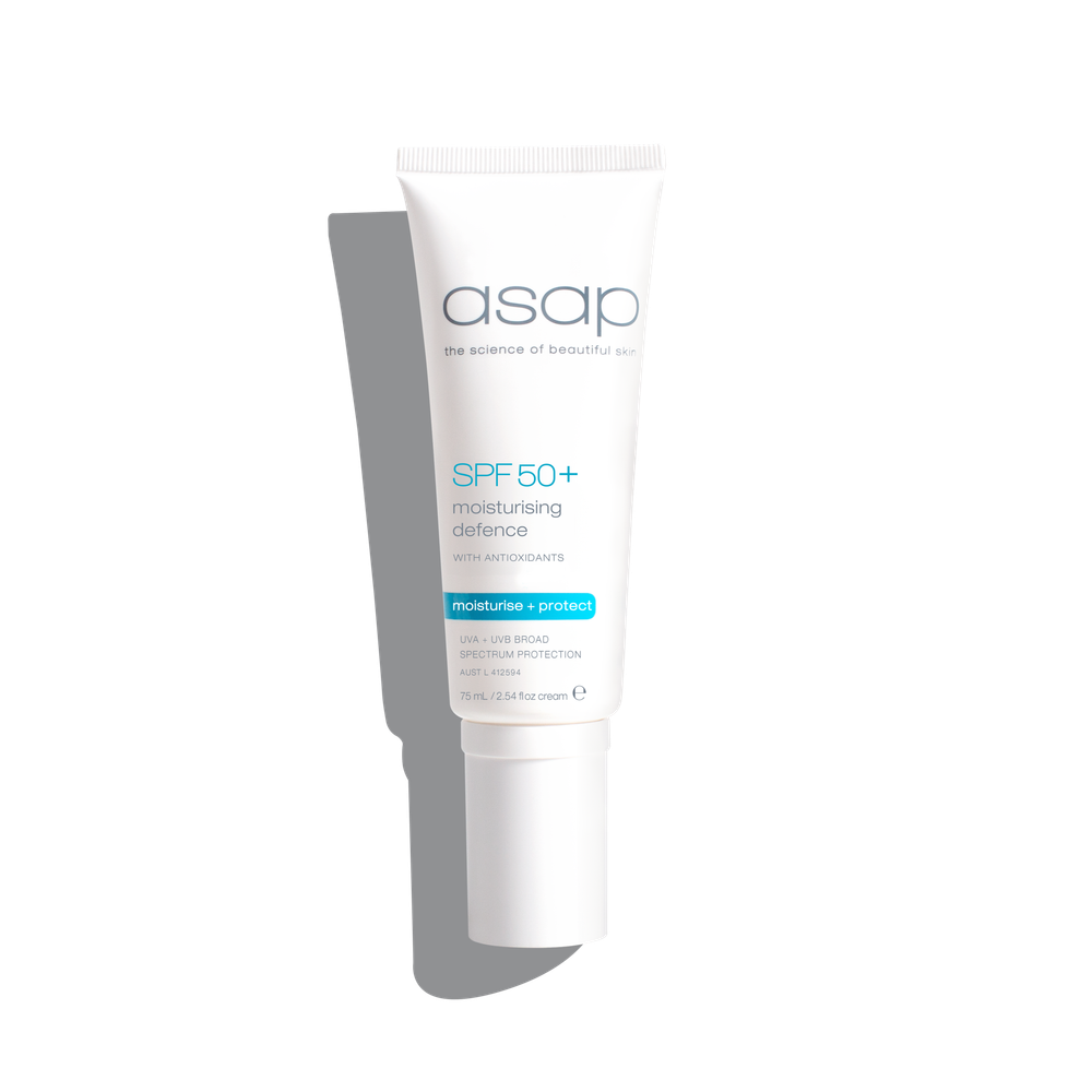Asap SPF50+ moisturising defence / Увлажняющий солнцезащитный крем 3 в 1 SPF 50+