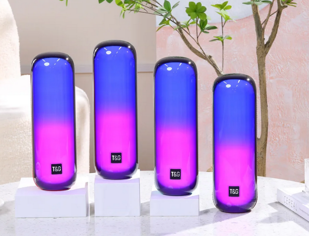 Беспроводная колонка TG-384 (14W/USB/FM) RGB Lighting