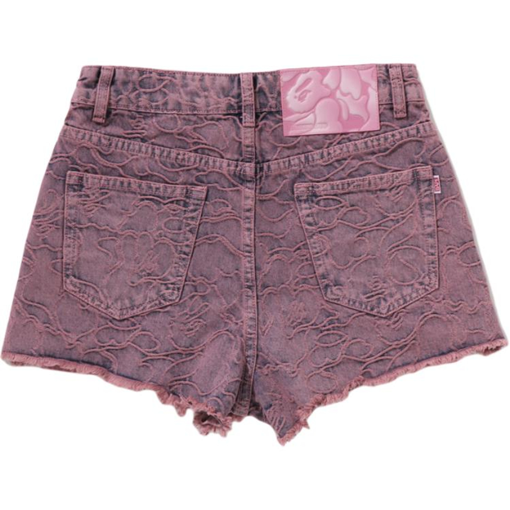 A Bathing Ape Bathing Ape Denim Шорты Cotton розовый