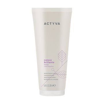 Actyva Крем-маска для защиты цвета и блеска окрашенных волос Colore Brillante Mask, 200ml