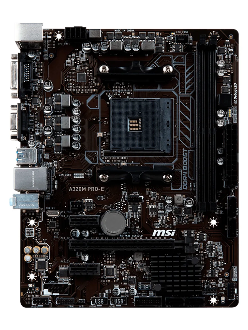 Материнская плата AMD A320M PRO-E AM4 DDR4