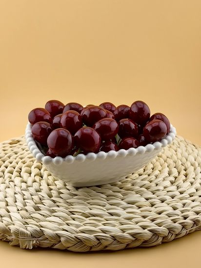 Блюдо сервировочное сердечко 16х15х5 см. Бусины