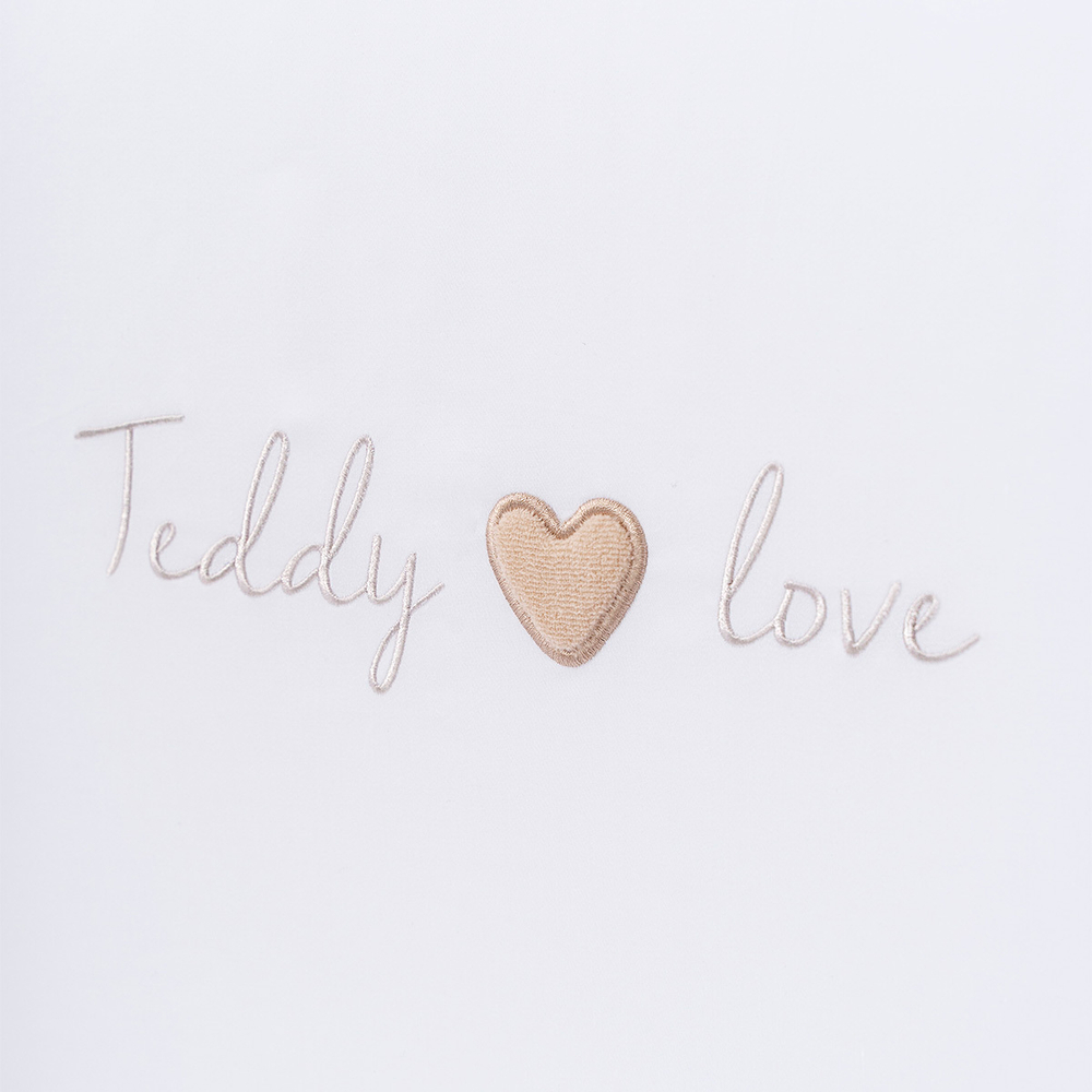 Комплект белья для классической кроватки Teddy Love 6 предметов цвет песочный