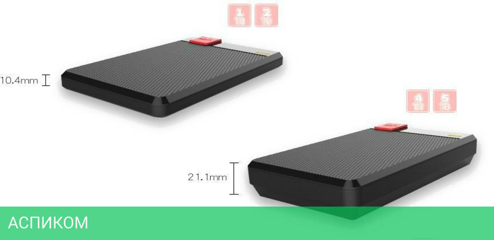 Внешний накопитель Silicon-Power D30 Diamond 2Tb черный (SP020TBPHDD3SS3K)