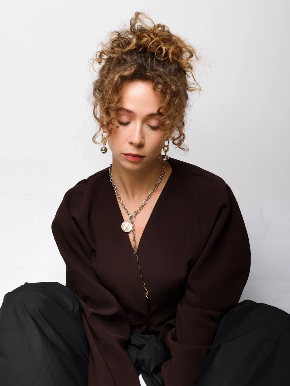 Колье "Coin major link" Bicolor