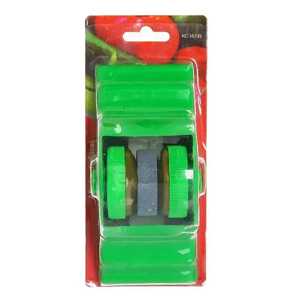 Точилка для ножей «Колесико» на подставке 12*5,5см