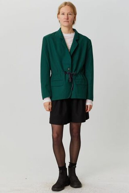 Винтажный изумрудный жакет