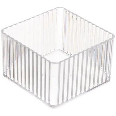 Органайзер - контейнер для хранения «ЭДЭЛЬ», прозрачный, 8*8*8см