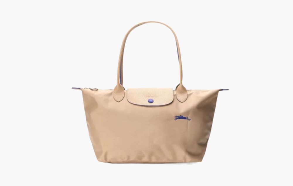 Longchamp Le Pliage Original Recycled Canvas M Shoulder Bag &quot;Beige&quot;