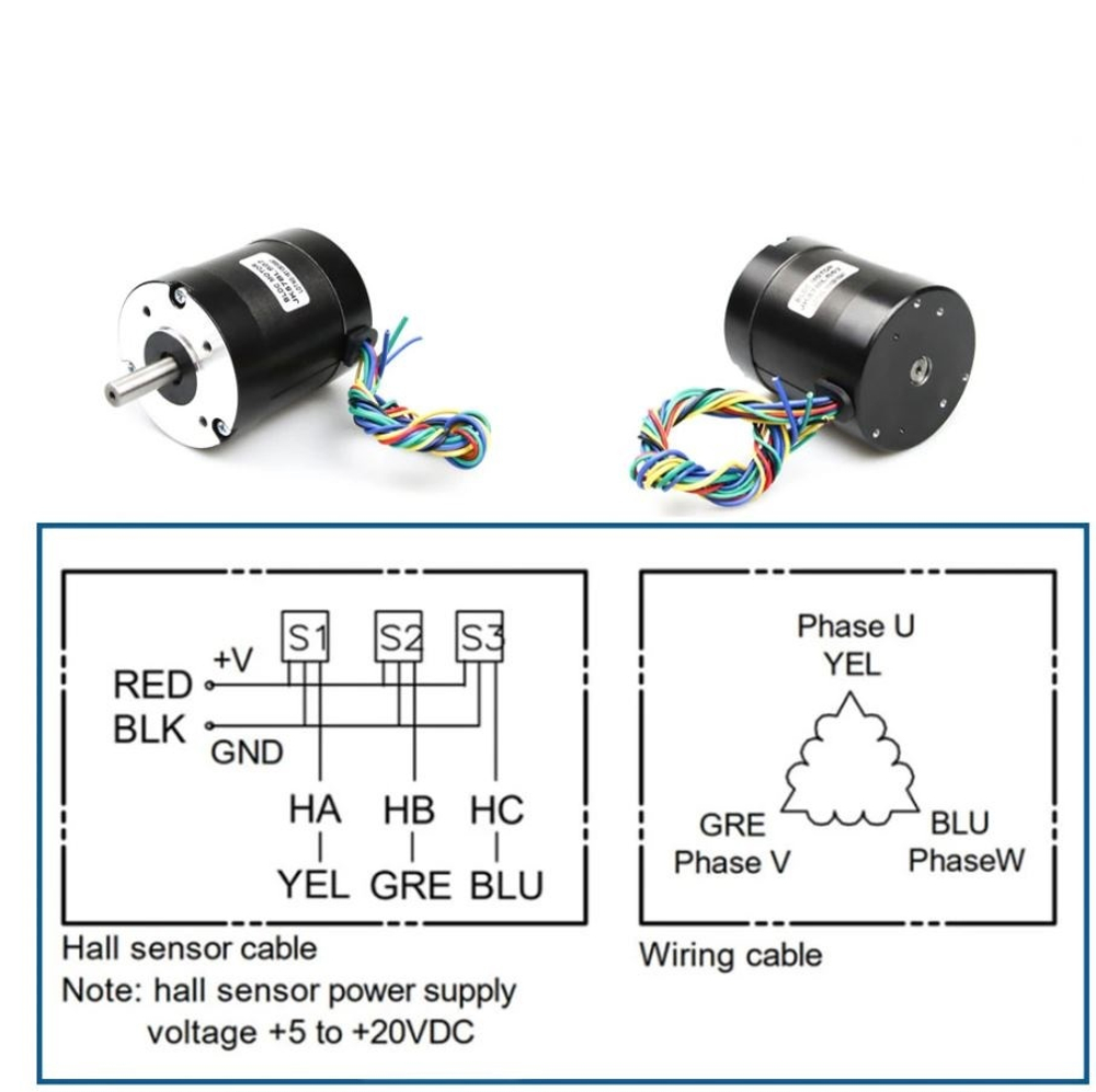 Электродвигатель JK57BLS02 92Вт