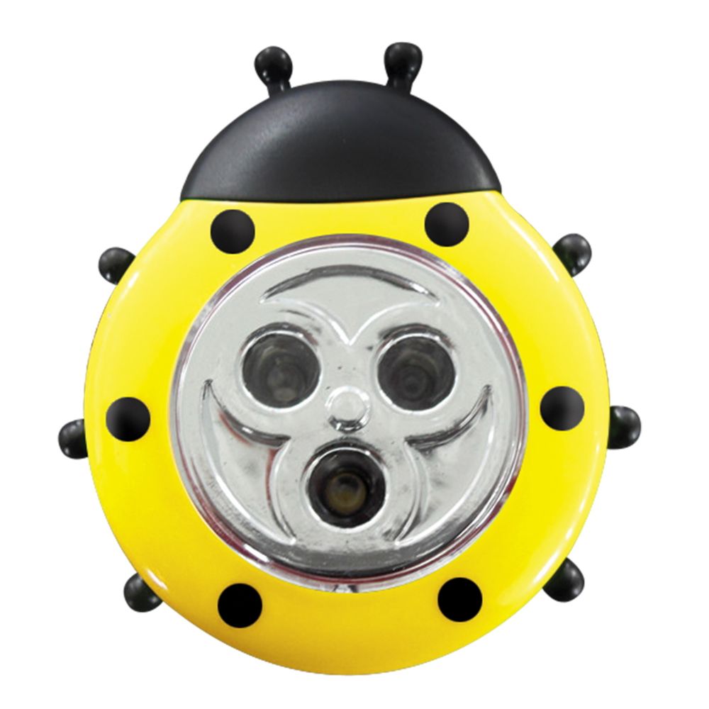 DTL-354 Божья Коровка/Yellow/3LED/3AAA Cветильник-ночник Божья Коровка,питание от 3-х батареек AAA (в комплект не входят). Цвет -желтый. Упаковка - бл
