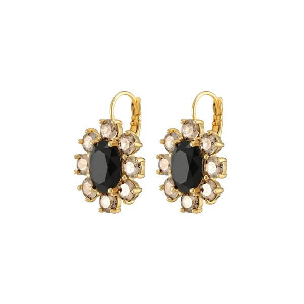 Серьги Dyrberg Kern VALENTINA SG BLACK/GOLD 390076
