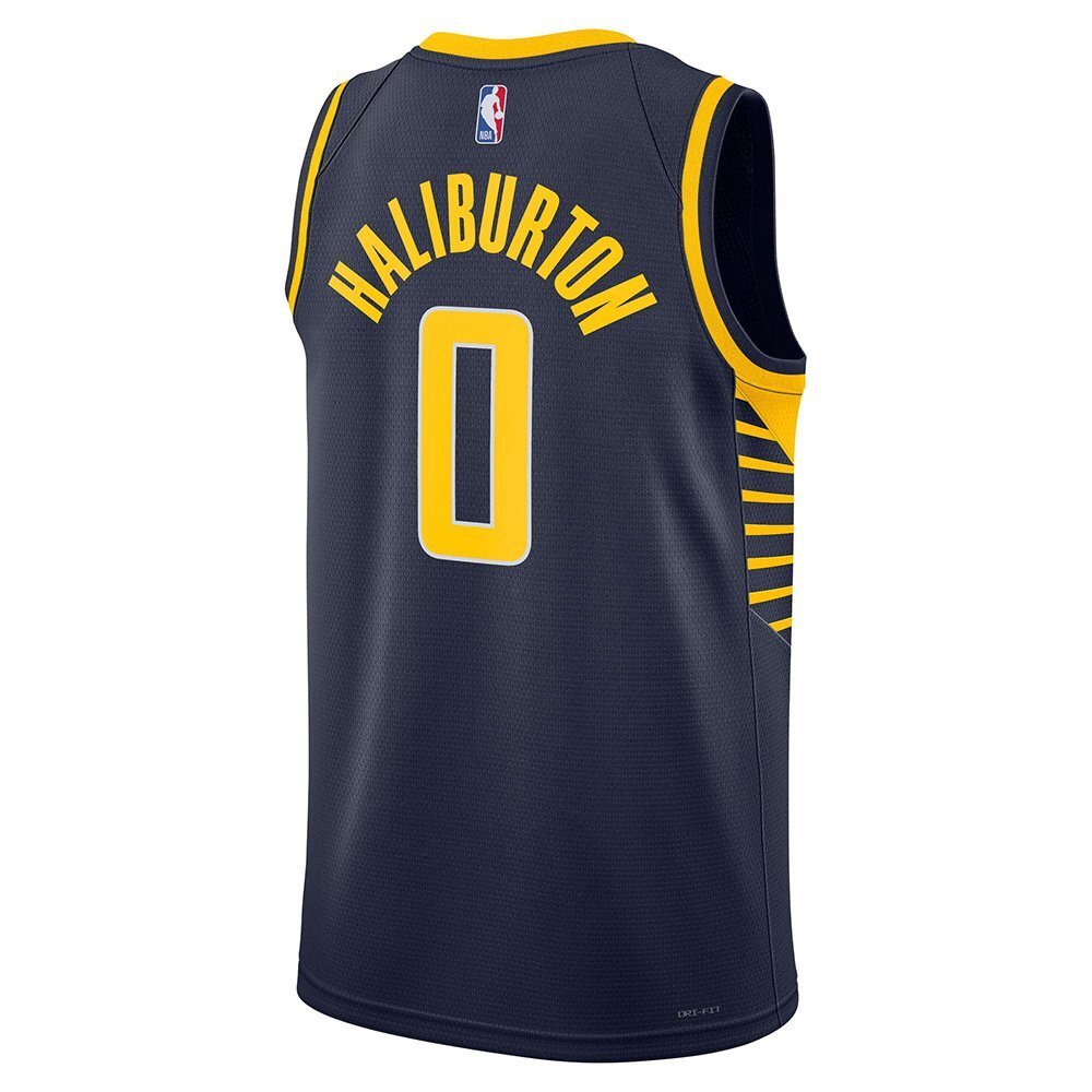Футболка Nike Dri-FIT NBA Swingman Indiana Pacers Icon Edition 2022/23 Tyrese Haliburton T-shirt Black