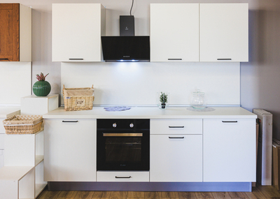 Комплект кухонных модулей Капри 2,4м (ЛДСП белый)