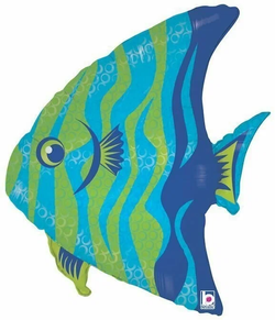 Шар (28""/71 см) Фигура, Рыба Ангел, 1 шт. Б221