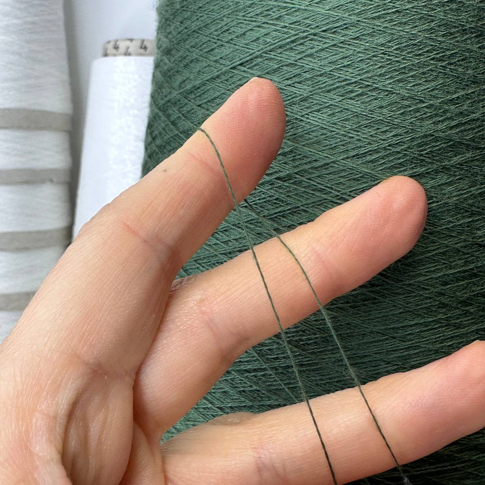 WISH - Loro Piana; 100% меринос; 2400м/100гр, (2/48); col. OLIVAUN, цвет: оливковый