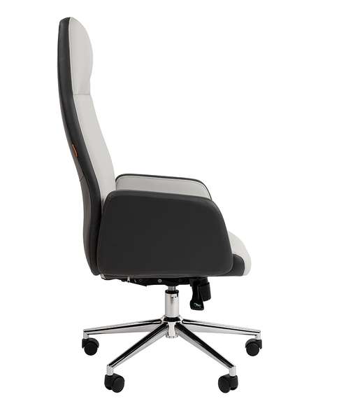 Офисное кресло Chairman 929 Россия экопремиум серый/светло-серый