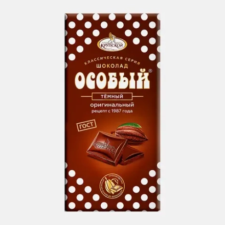 Шоколад Темный Особый 40% 85г