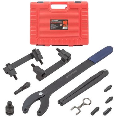 Набор фиксаторов для обслуживания двигателей группы VAG 12пр.(V6 2.4, 3.2 FSI), в кейсе Forsage F-911G1A