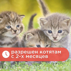 Ошейник от блох, клещей, вшей и власоедов Дана Ультра для кошек синий, 35см