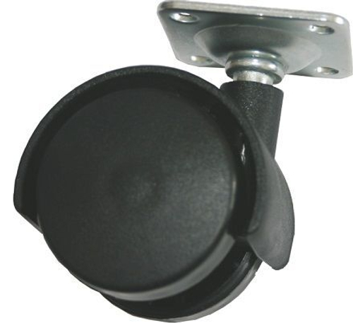 ОПОРА КОЛЕСНАЯ МЕТАЛЛИСТ С ПЛОЩАДКОЙ D40 H59 ПЛАСТ