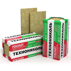 Базальтовая вата Технониколь Роклайт 1200х600х100 мм 6 шт (30-40 кг/м3; 0,432 м3; 4,32 м2)