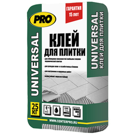 Клей для плитки CenterPro Универсал 25 кг