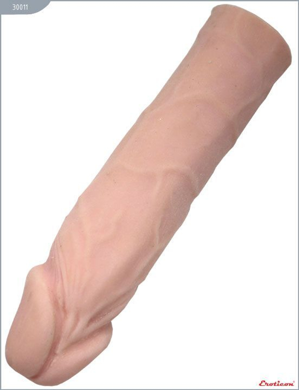 Телесный гнущийся фаллоимитатор из ультраскин - 16,5 см.
