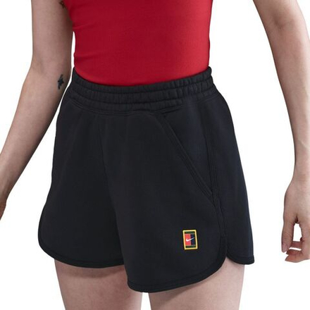 Женские теннисные шорты Nike Court Heritage Phoenix Fleece - black