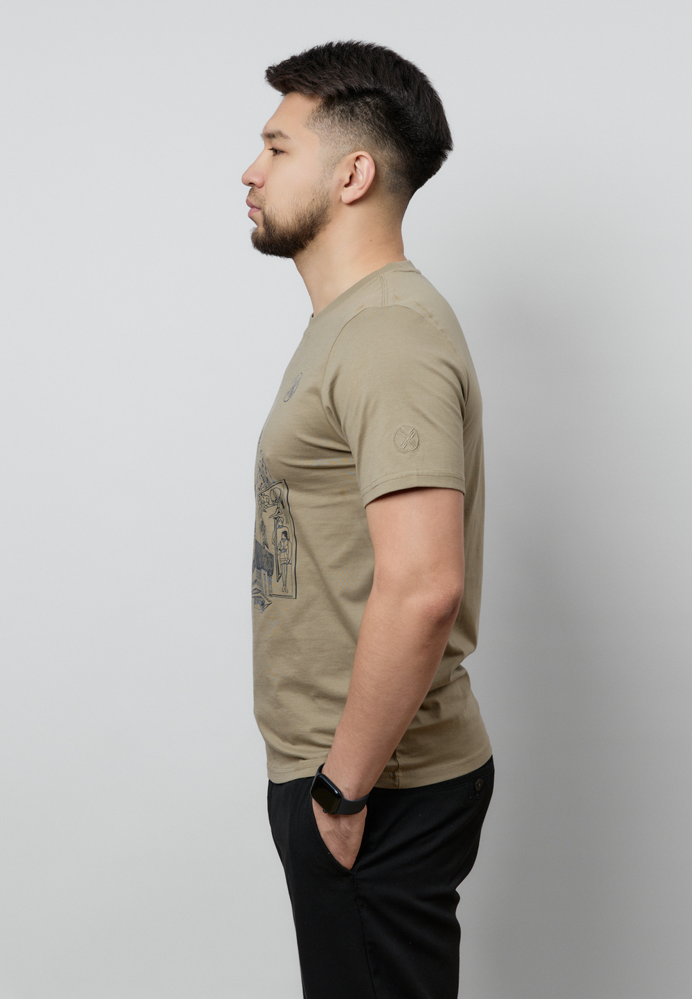 Футболка ALMATY MS LIGHT KHAKI