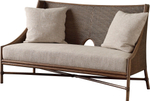 Диван McGuire Open Oval Caned Banquette