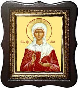 Васса Алонская Святая мученица. Икона на холсте.