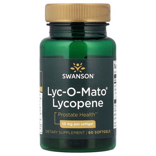 Swanson Vitamins, Lyc-O-Mato®, ликопин, 10 мг, 60 капсул