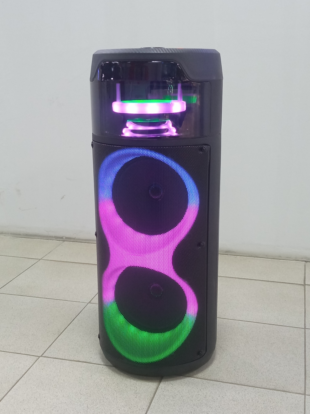 Напольная колонка Sing-e ZQS-8222 (8"40W/6A/+бесп.микрофон)