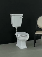 Унитаз ARTCERAM Hermitage HEV003 01 00 с низким бачком хром