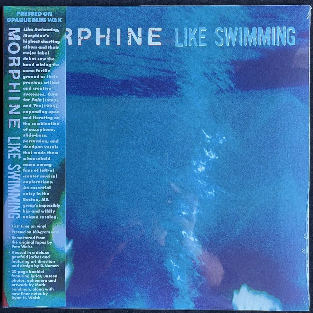 Morphine - Like Swimming - Opaque Blue Vinyl - USA виниловая пластинка