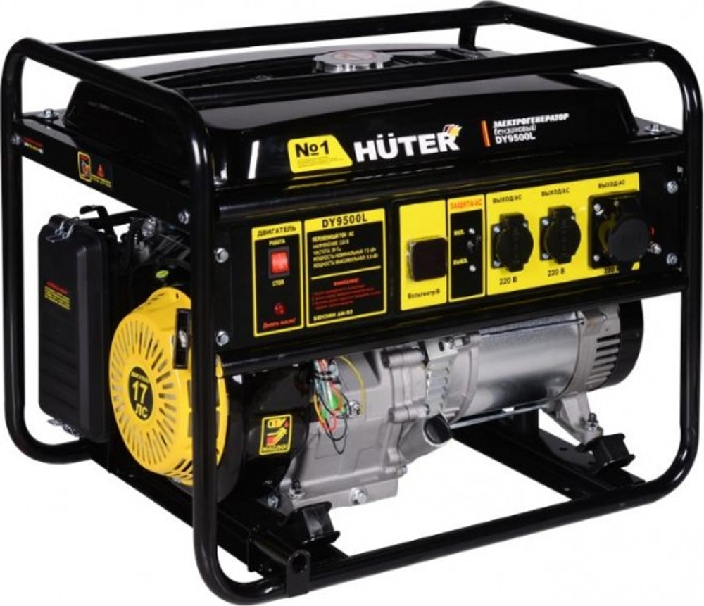 Бензогенератор HUTER DY 9500 L 64/1/39