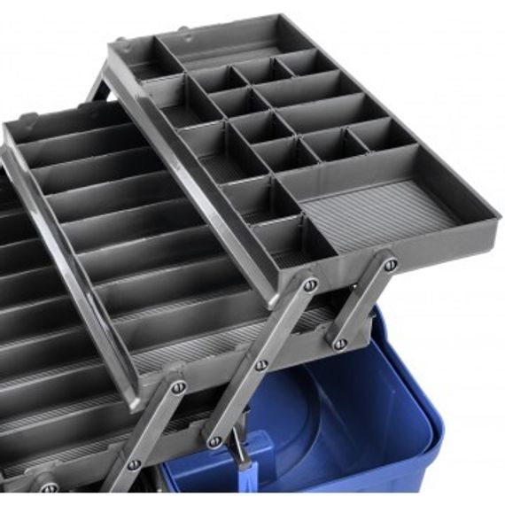 Ящик для инструментов Helios трехполочный синий