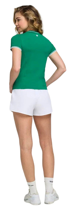 Женская теннисная футболка Wilson Team Seamless T-Shirt - courtside green
