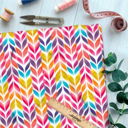 Ткань премиум шифон калейдоскопические краски