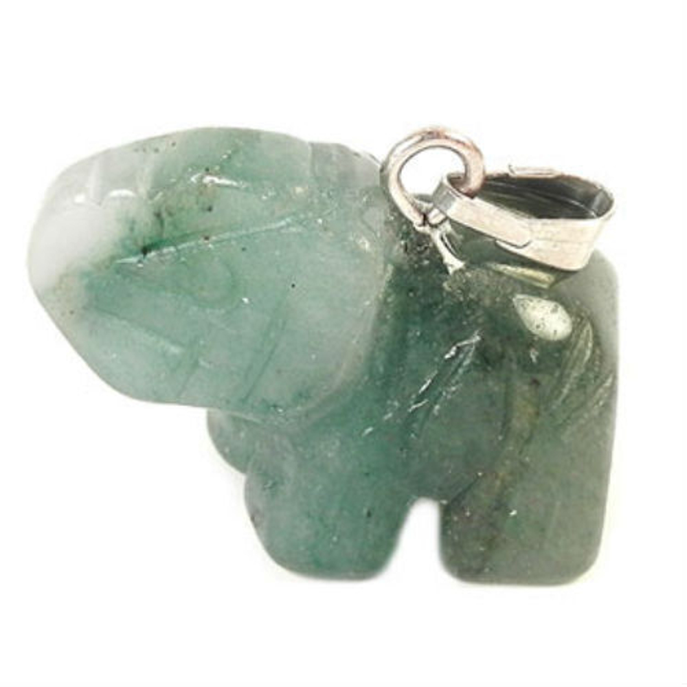 Кулон "Слоник" авантюрин асс.