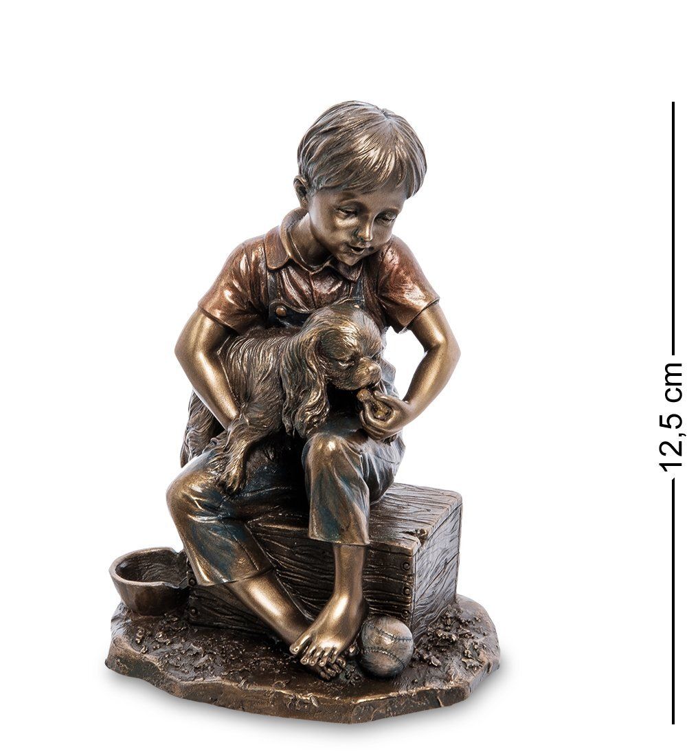 Veronese WS-955 Статуэтка «Мальчик с собакой»