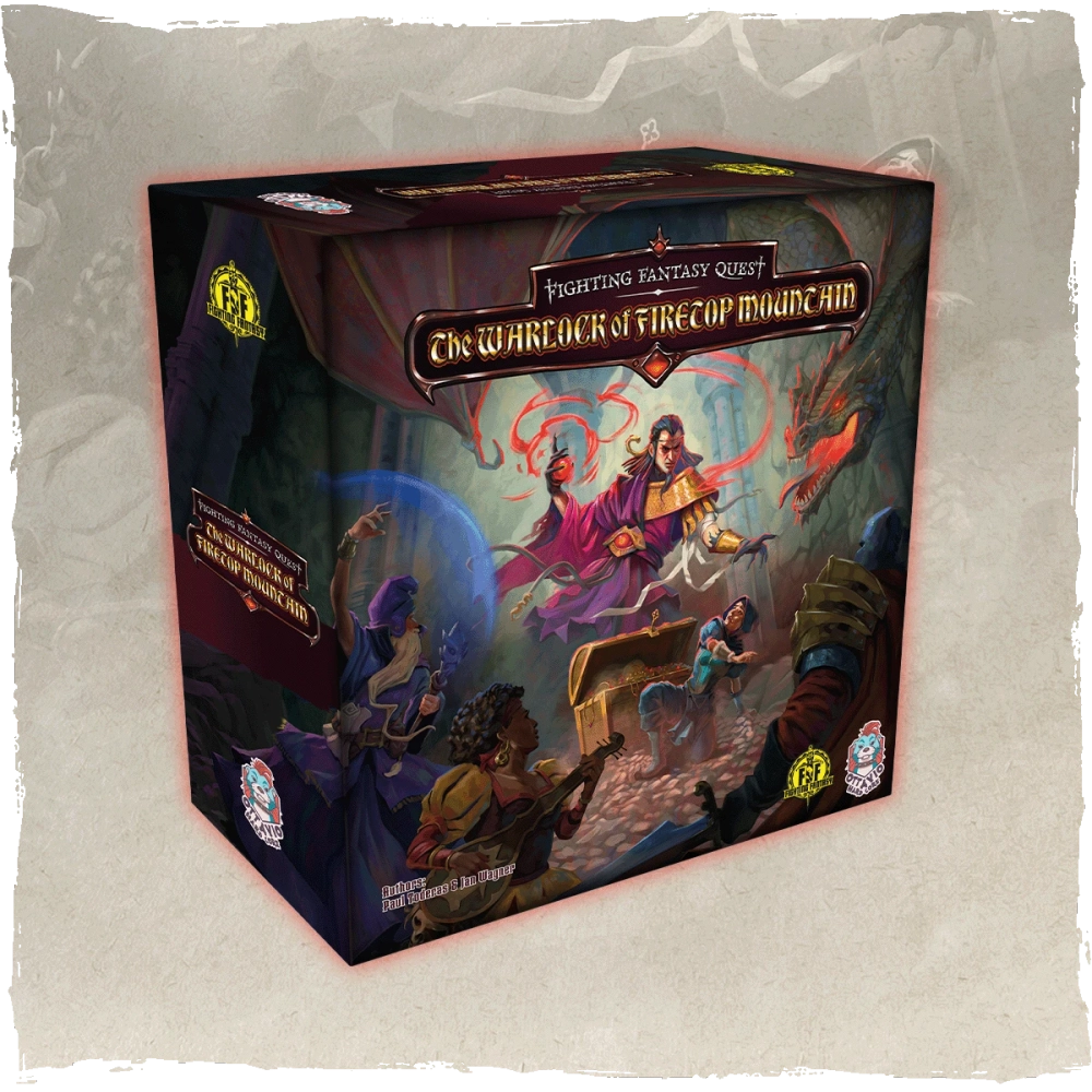 Fighting Fantasy Quest - The Warlock of Firetop Mountain - настольная игра