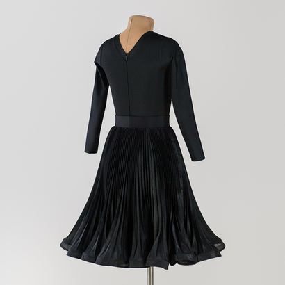 Lilia 14-01-06-С | Платье гофре для спортивных бальных танцев | Vasileva Dance