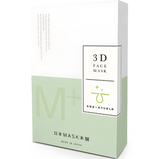 Nihon Маска Глубокое увлажнение + Сужение пор- 3D FACE MASK Deep moisturizing + pore-tightening(1*5шт)